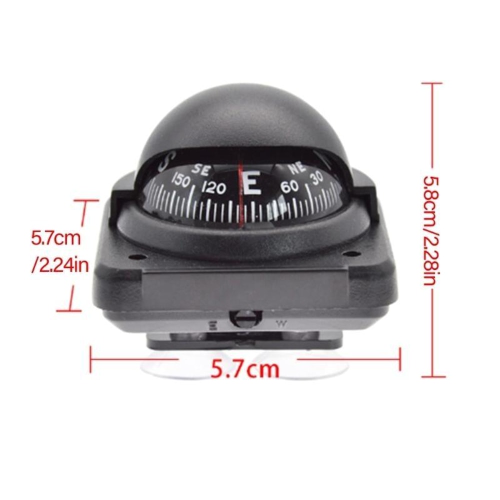 Car Dashboard Compass Mount Navigation Tool for Accurate Direction Reading Outdoor Travel Marine Compass