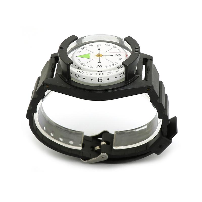 High Precision Waterproof Wrist Compass for Hiking Camping and Diving Navigation