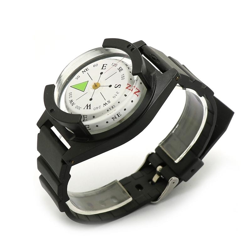 High Precision Waterproof Wrist Compass for Hiking Camping and Diving Navigation