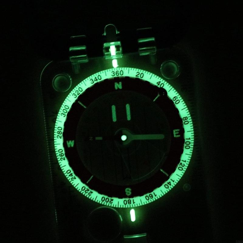 Waterproof Camping Compass With Night Glow Accurate Hiking Navigation Tool 1