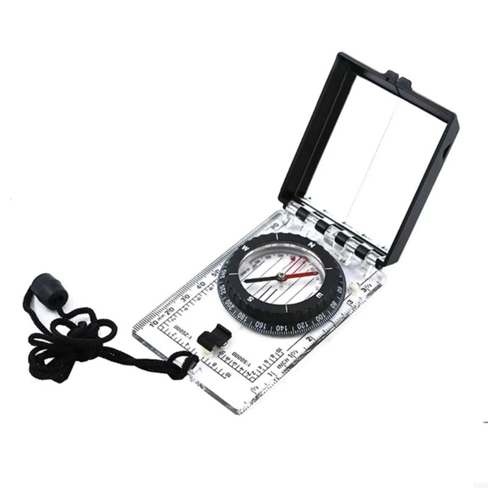 Waterproof Camping Compass With Night Glow Accurate Hiking Navigation Tool 6