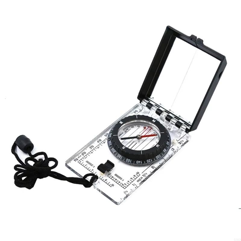 Waterproof Camping Compass With Night Glow Accurate Hiking Navigation Tool 6