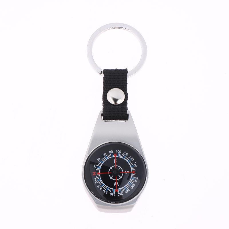 Portable Compass Keychain With Carabiner Clip For Camping And Hiking Navigation 4