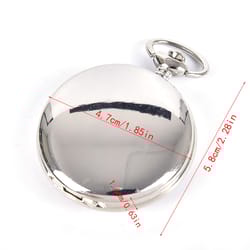 portable pocket compass keychain flip watch hiking navigation tool