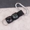 Mini Compass Keychain with Carabiner Portable Hiking Compass Tool for Outdoor Survival Gear