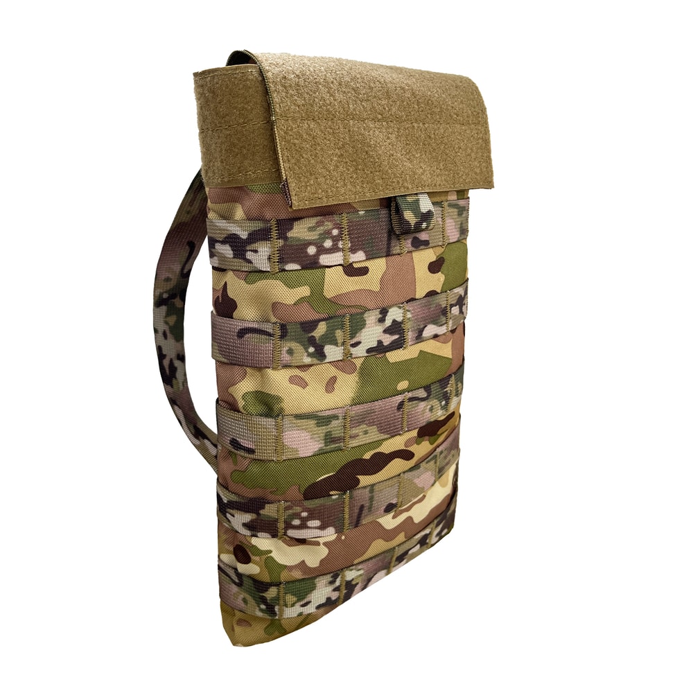 High-Capacity Tactical MOLLE Hydration Pouch with Wide Opening Seal Storage Pack