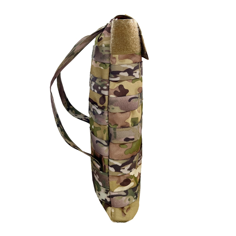 High-Capacity Tactical MOLLE Hydration Pouch with Wide Opening Seal Storage Pack