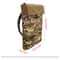 High-Capacity Tactical MOLLE Hydration Pouch with Wide Opening Seal Storage Pack