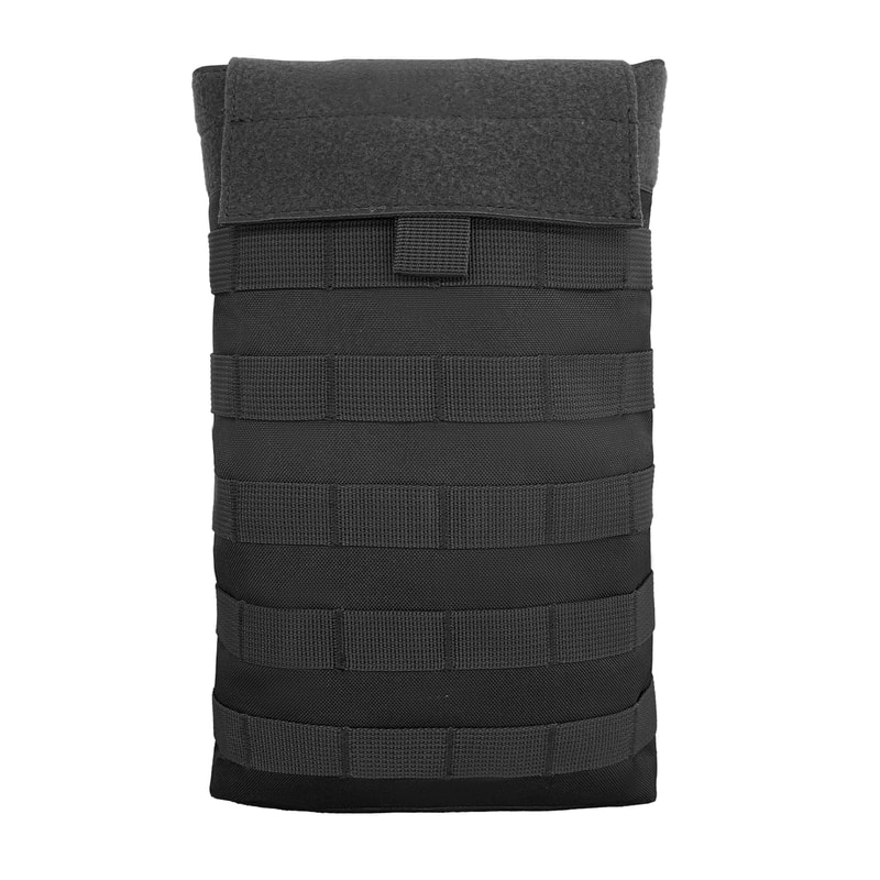 High-Capacity Tactical MOLLE Hydration Pouch with Wide Opening Seal Storage Pack