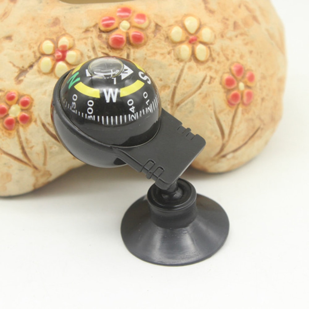 Waterproof Car Compass Ball with Suction Cup Dashboard Navigation Tool
