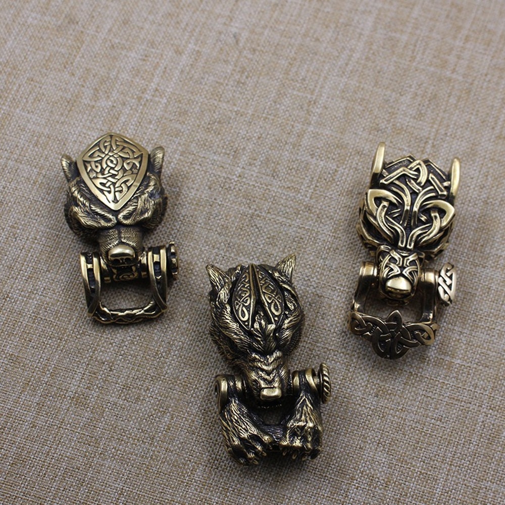 Brass Paracord Survival Bracelet Buckle EDC Outdoor DIY Gear Kit 0