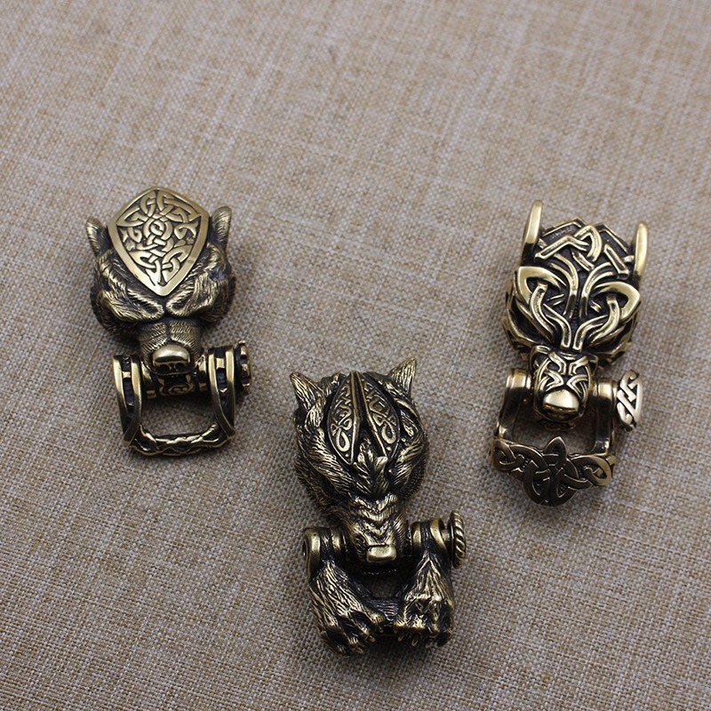 Brass Paracord Survival Bracelet Buckle EDC Outdoor DIY Gear Kit 0