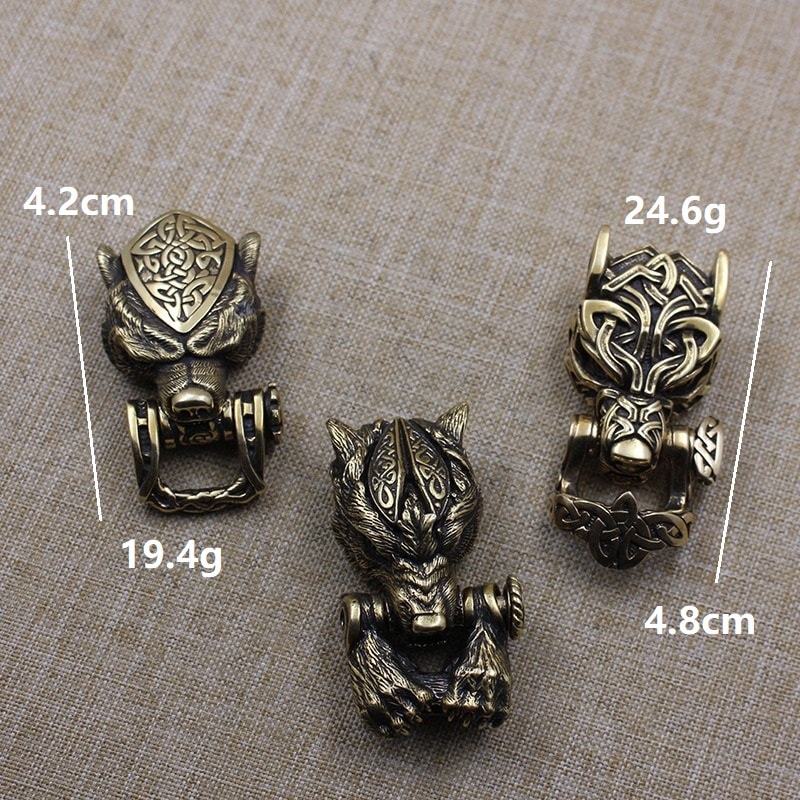 Brass Paracord Survival Bracelet Buckle EDC Outdoor DIY Gear Kit 1