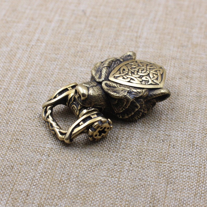 Brass Paracord Survival Bracelet Buckle EDC Outdoor DIY Gear Kit 3