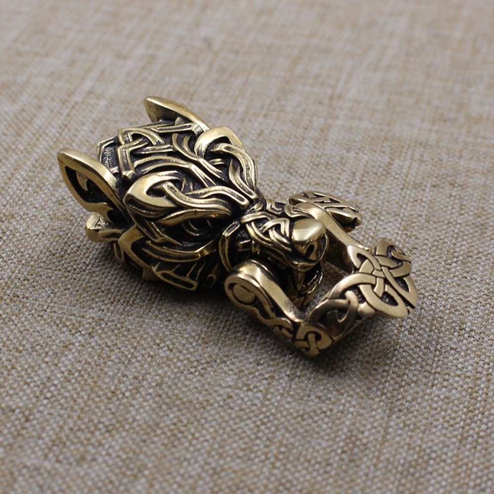 Brass Paracord Survival Bracelet Buckle EDC Outdoor DIY Gear Kit 4