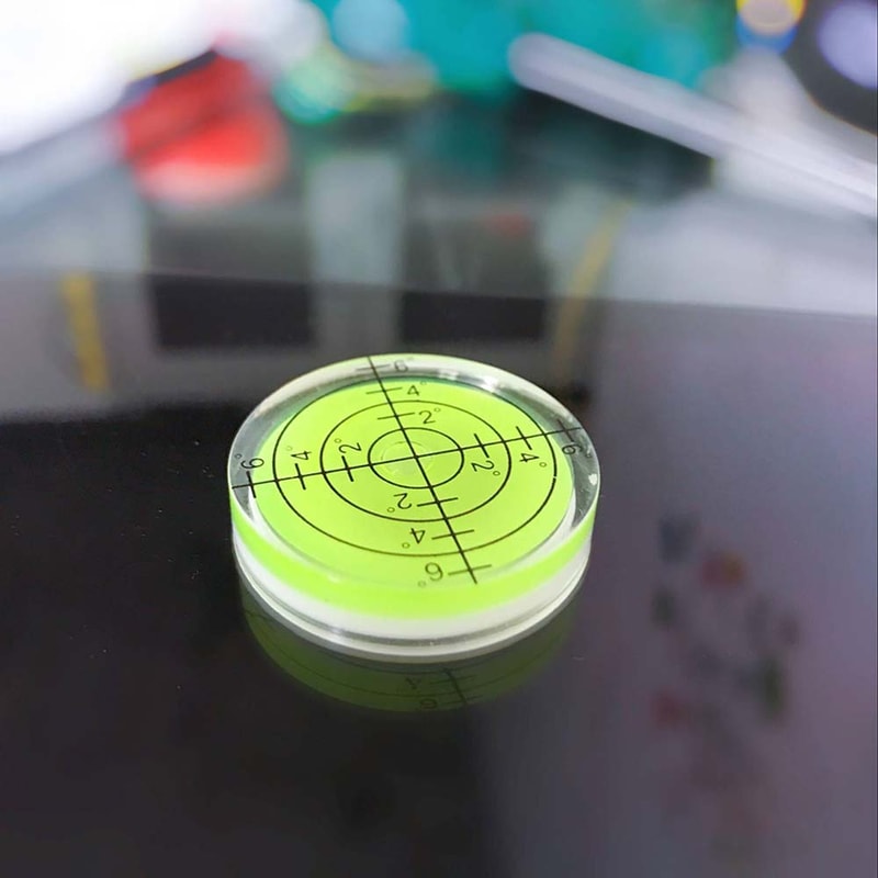 High Precision Bulls Eye Bubble Level for Accurate Surface Alignment and Calibration