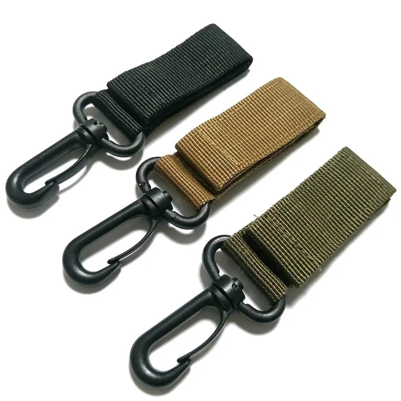 Tactical Backpack Clip Carabiner Key Hook Durable backpack hanging system for Outdoor Gear