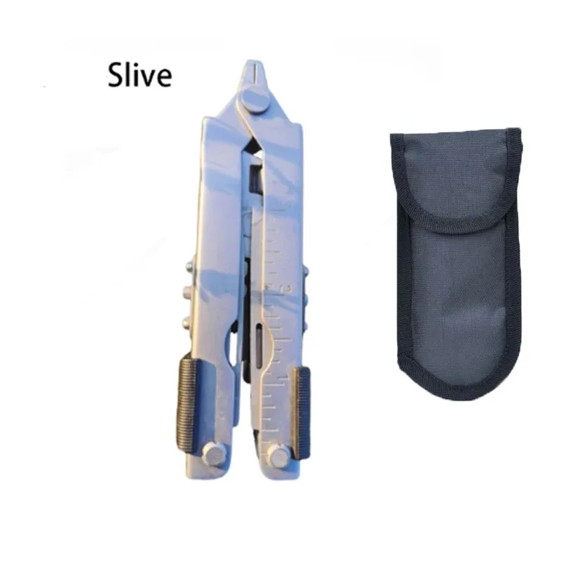 Heavy Duty EDC Multi Tool Pliers Foldable Stainless Steel Survival Tool for Camping Hiking Repair
