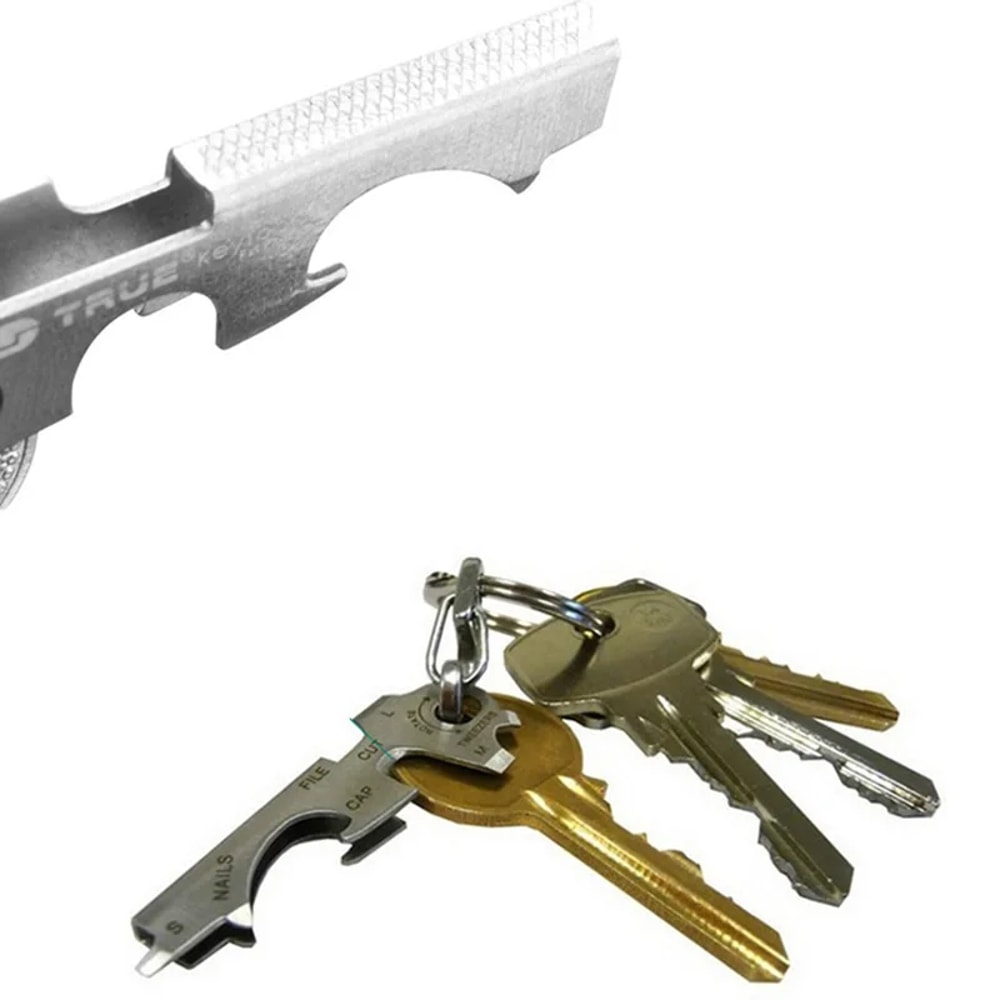 Multifunction Carabiner Keychain Multitool Clip With Quickdraw Gear Hook For Everyday Carry 3