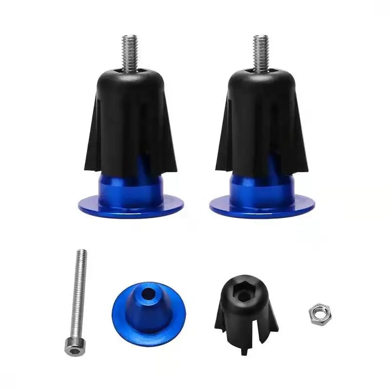 Aluminum Alloy Bike Handlebar End Caps Secure Grip Plug MTB Road Bicycle Bar End Caps 1