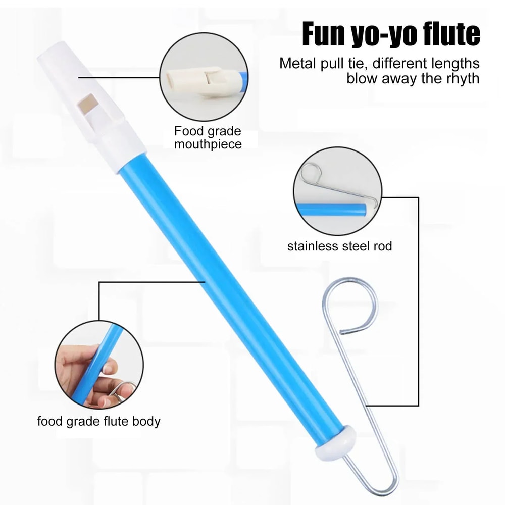 Portable Slide Whistle Toy For Kids Classic Musical Instrument Fun Parent Child Gift 3