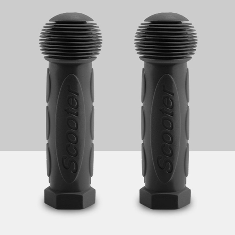 Anti Slip Bike Handlebar Grips With End Caps For Kids Bicycle Scooter Soft Rubber Grip Covers 6