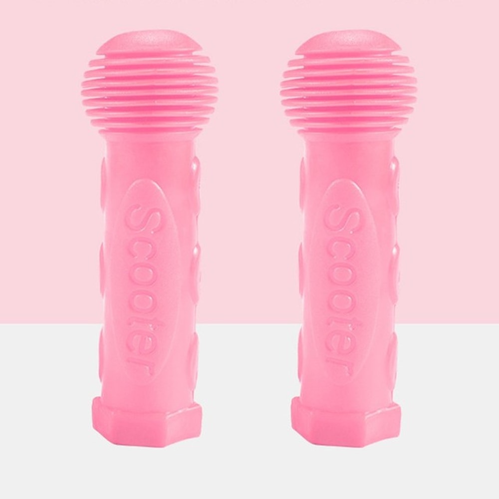 Anti Slip Bike Handlebar Grips With End Caps For Kids Bicycle Scooter Soft Rubber Grip Covers 7