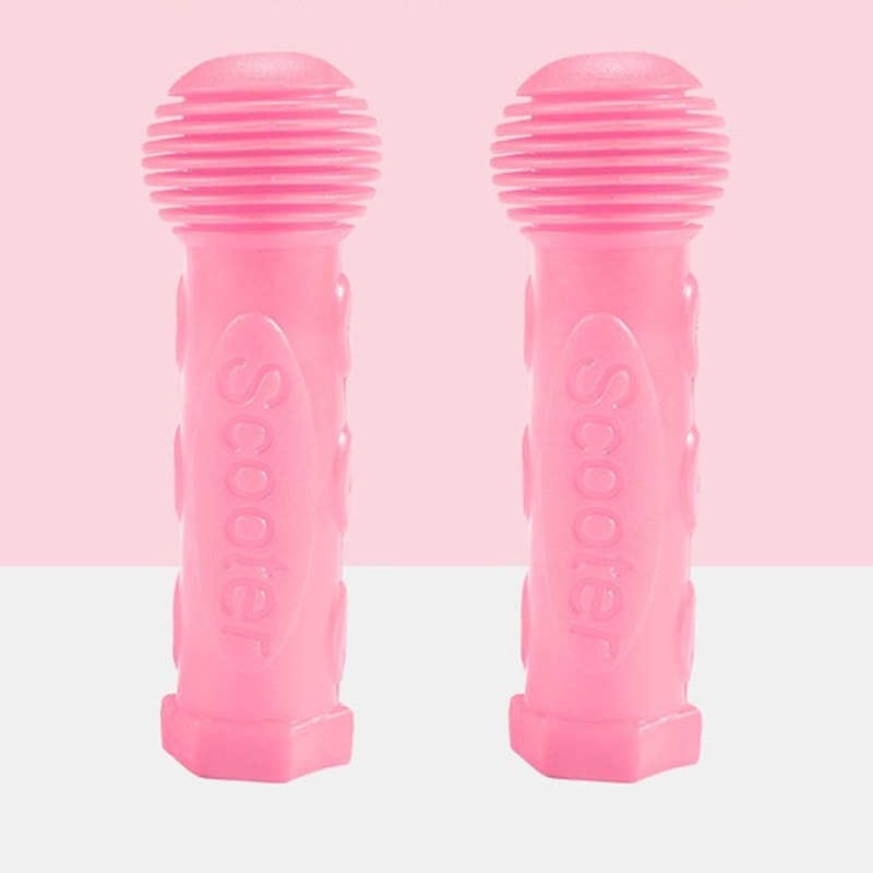 Anti Slip Bike Handlebar Grips With End Caps For Kids Bicycle Scooter Soft Rubber Grip Covers 7