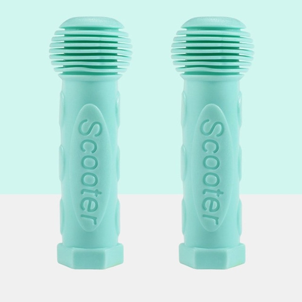 Anti Slip Bike Handlebar Grips With End Caps For Kids Bicycle Scooter Soft Rubber Grip Covers 8