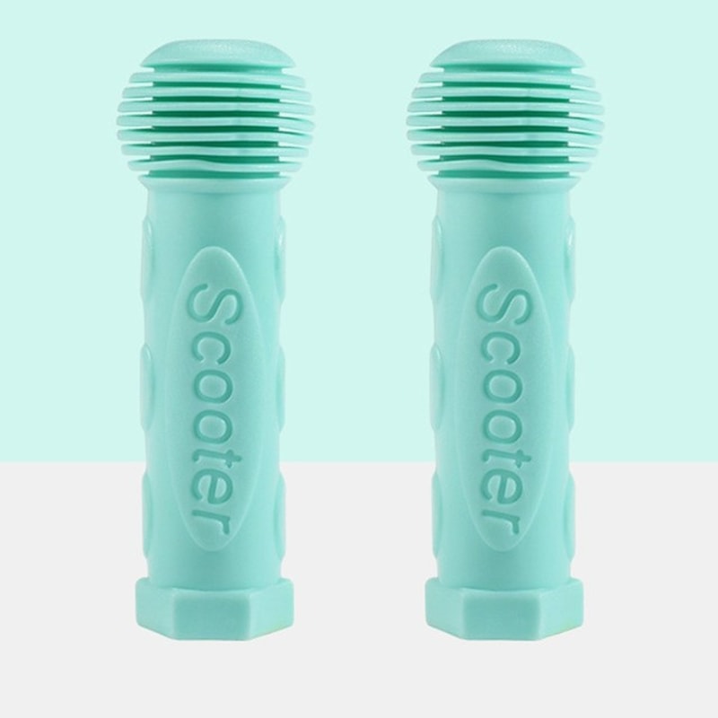 Anti Slip Bike Handlebar Grips With End Caps For Kids Bicycle Scooter Soft Rubber Grip Covers 8