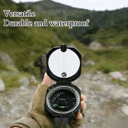 high precision geological compass waterproof survival orienteering inclinometer tool