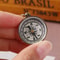 Vintage Mini Keychain Compass Portable Hiking Survival Navigation Tool