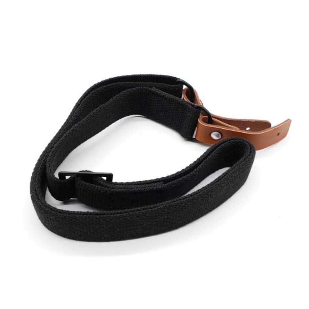 Heavy Duty Tactical Rifle Sling Adjustable Leather Gun Sling for Hunting and Shooting