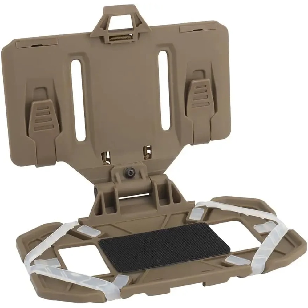 Tactical MOLLE Chest Phone Holder with Foldable Navigation Board for Hunting and Outdoor Gear