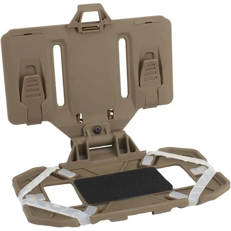 Tactical MOLLE Chest Phone Holder with Foldable Navigation Board for Hunting and Outdoor Gear