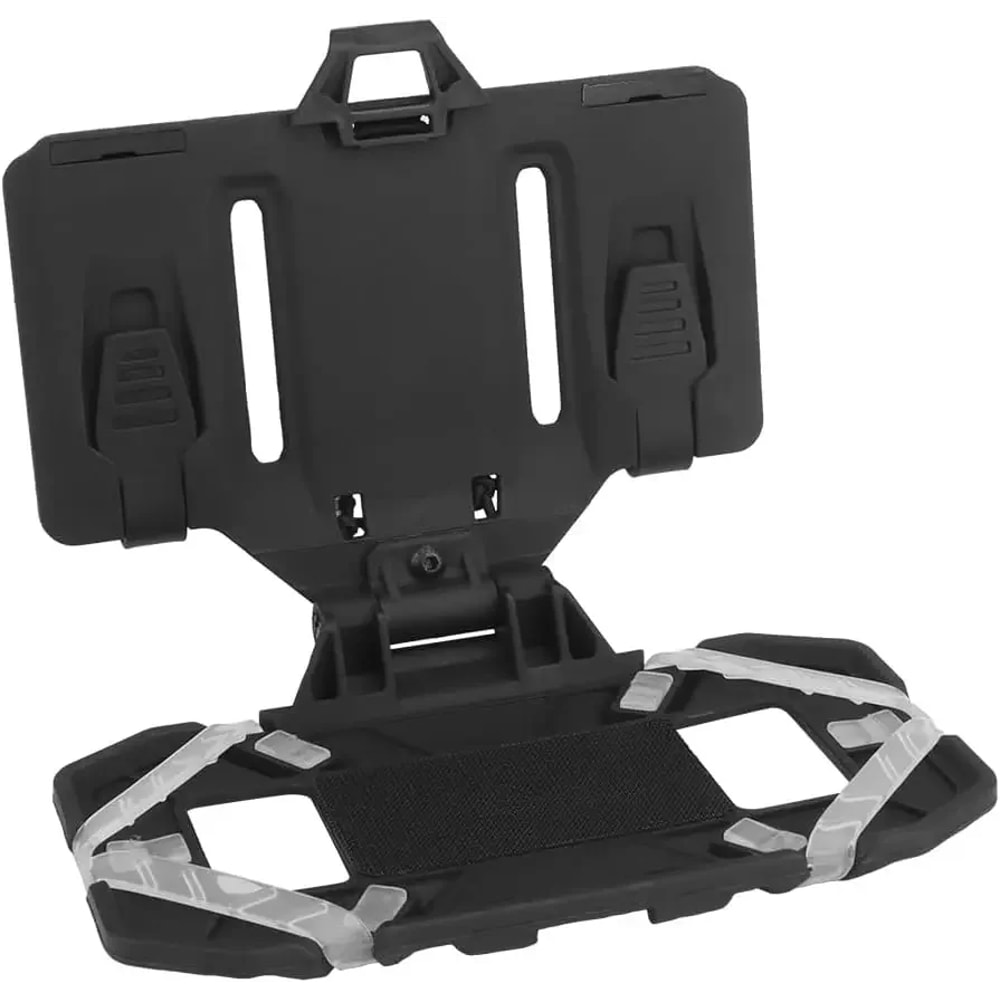 Tactical MOLLE Chest Phone Holder with Foldable Navigation Board for Hunting and Outdoor Gear