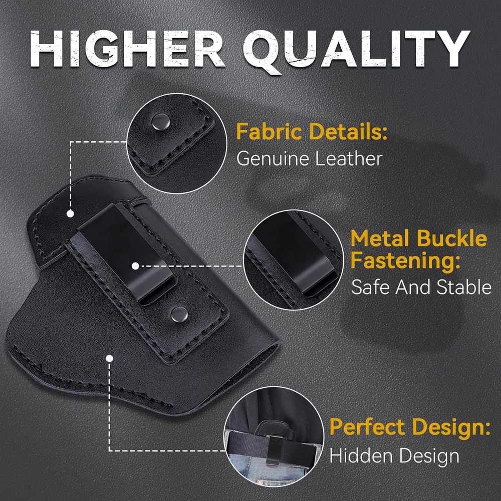 Concealed Carry IWB Holster For Airsoft Pistol Ambidextrous Hidden Waistband Case 2