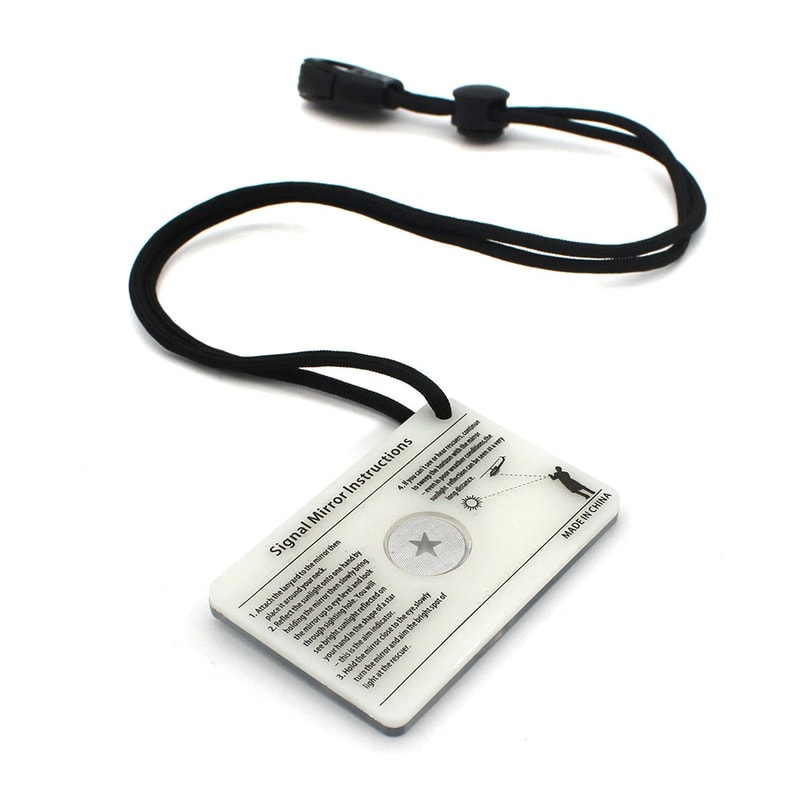 Multi Functional Compass Keychain with Map Scale and Rangefinder for Hiking and Navigation