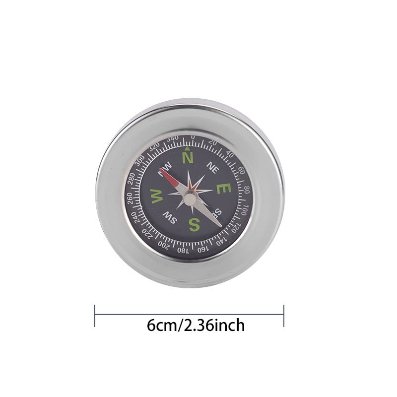 Precision Stainless Steel Compass for Outdoor Navigation and Survival