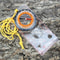 Portable Navigation Compass Ruler Multifunction Map Tool for Hiking Camping Survival