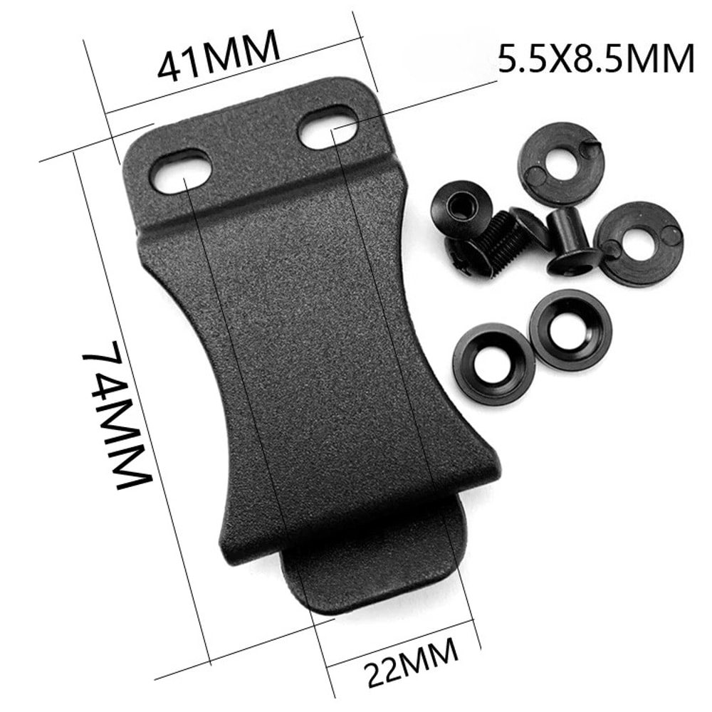 Universal EDC Belt Clip Magazine Pouch Holder for Tactical Gear and Outdoor Utility