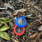 Outdoor Survival Compass with Carabiner Clip Portable Bushcraft Hiking Gear