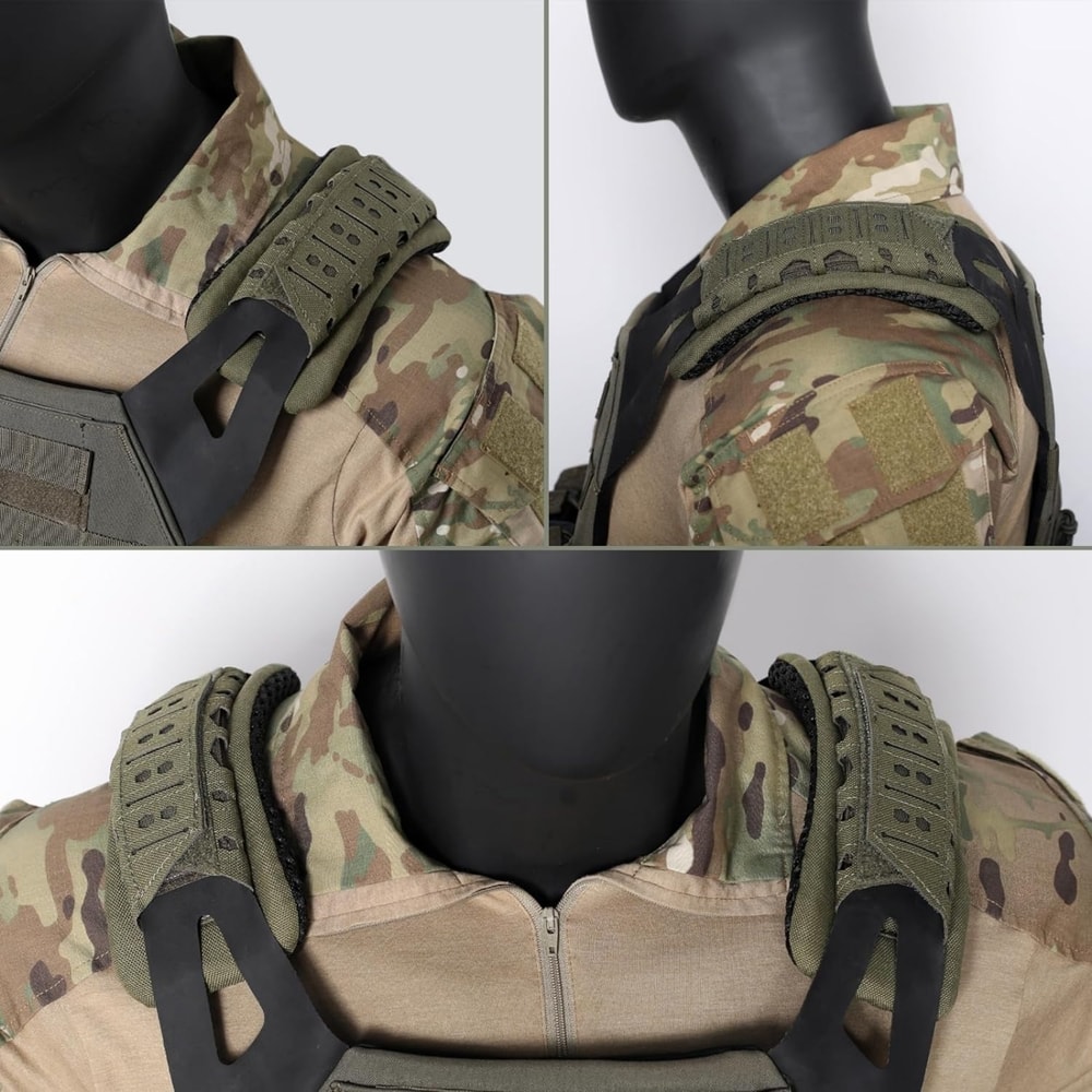 High-Performance Tactical Shoulder Strap Pads for Backpack and Hunting Vest Comfort