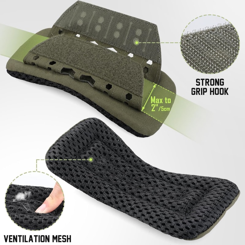 High-Performance Tactical Shoulder Strap Pads for Backpack and Hunting Vest Comfort