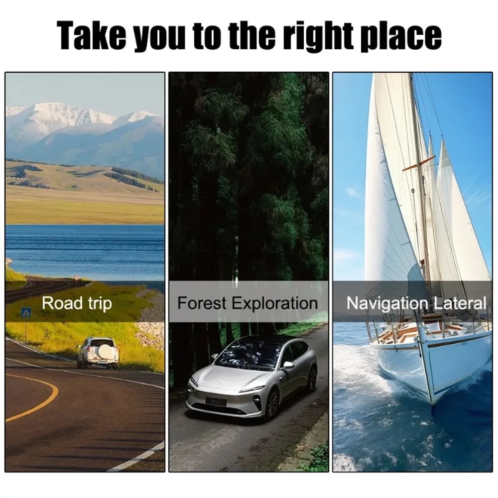 High Precision Car Dashboard Compass with Slope Meter for Off Road Navigation