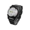 Luminous Wearable Compass Watch Outdoor Hiking Navigation Tool with Silicone Strap