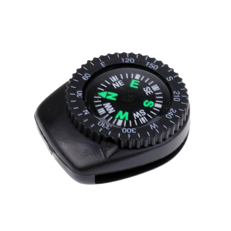 Mini Wrist Compass Watch Band for Hiking Survival Navigation