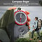 Precision Rotating Dial Compass with Magnifier and Luminous Map Scale for Hiking and Camping