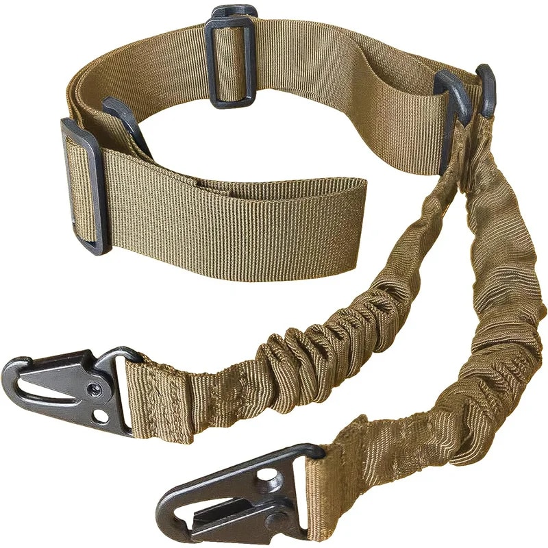 Adjustable Tactical Rifle Sling With QD Hook Heavy Duty Hunting Gun Sling Strap