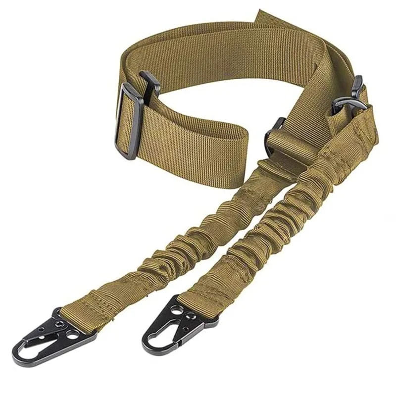Adjustable Tactical Rifle Sling With QD Hook Heavy Duty Hunting Gun Sling Strap